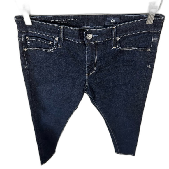 Ag Adriano Goldschmied The Farrah Skinny Ankle Jean Size 28R - Picture 4 of 15